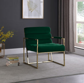 Meridian Furniture Zayne Green Velvet Accent Chair