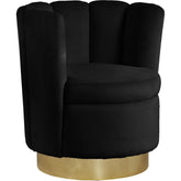 Meridian Furniture Lily Black Velvet Accent ChairMeridian Furniture - Accent Chair - Minimal And Modern - 1
