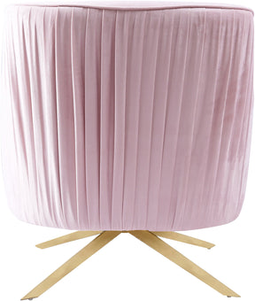 Meridian Furniture Paloma Pink Velvet Accent Chair