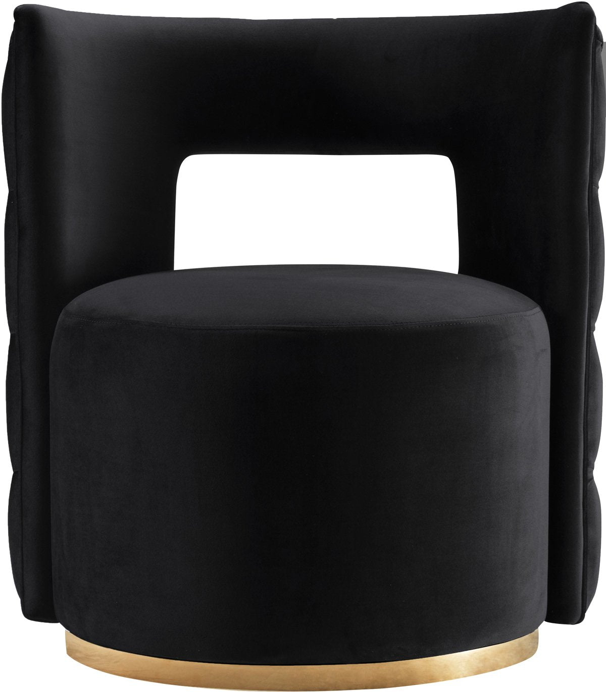 Meridian Furniture Theo Black Velvet Accent Chair
