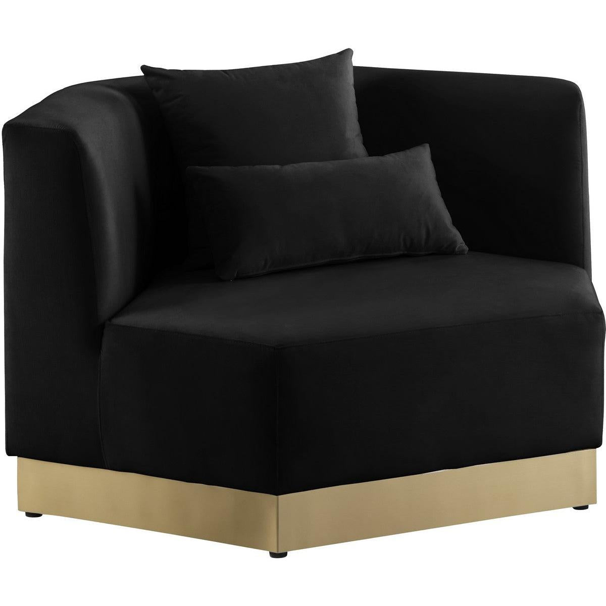 Meridian Furniture Marquis Black Velvet ChairMeridian Furniture - Chair - Minimal And Modern - 1