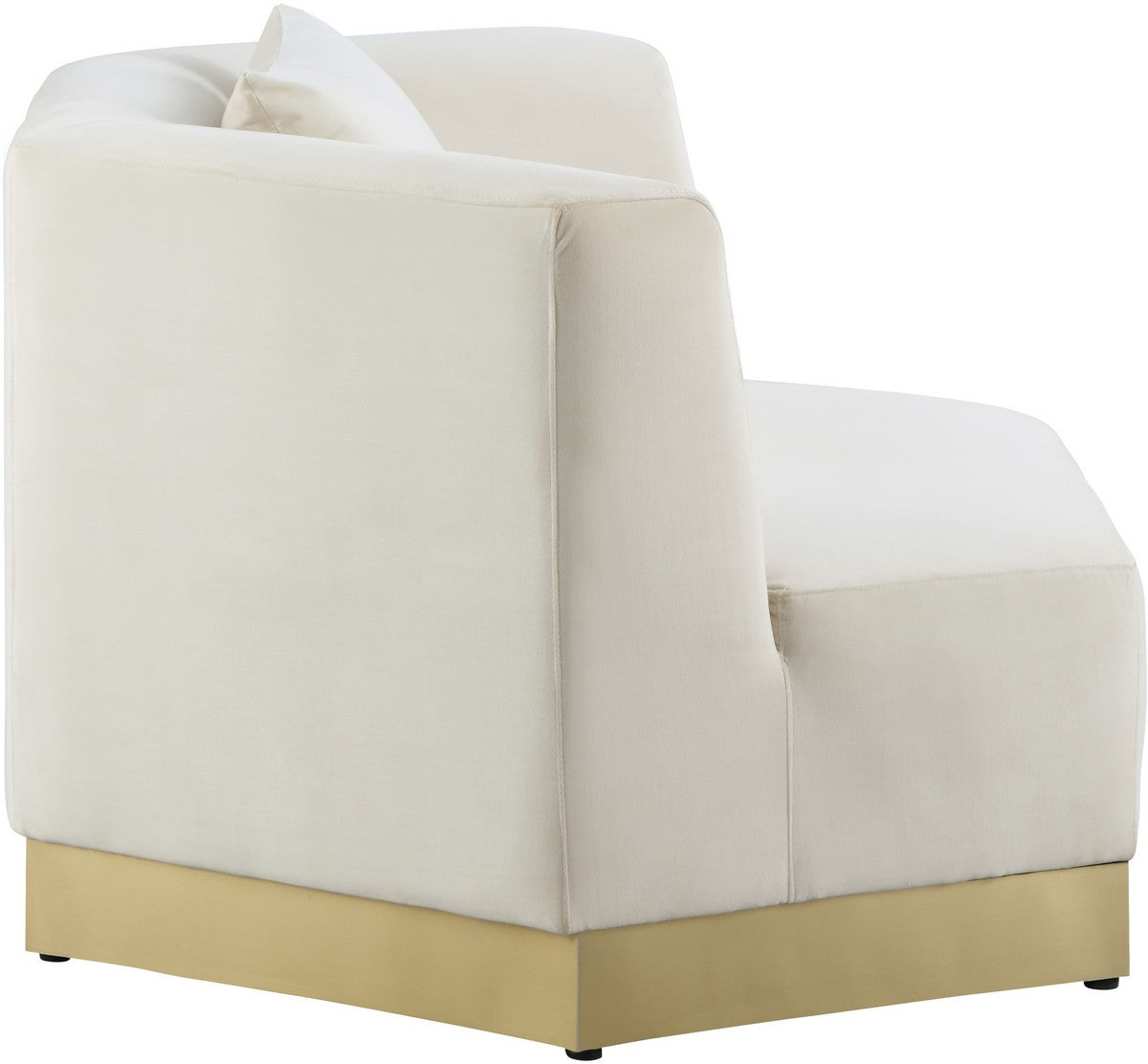 Meridian Furniture Marquis Cream Velvet Chair