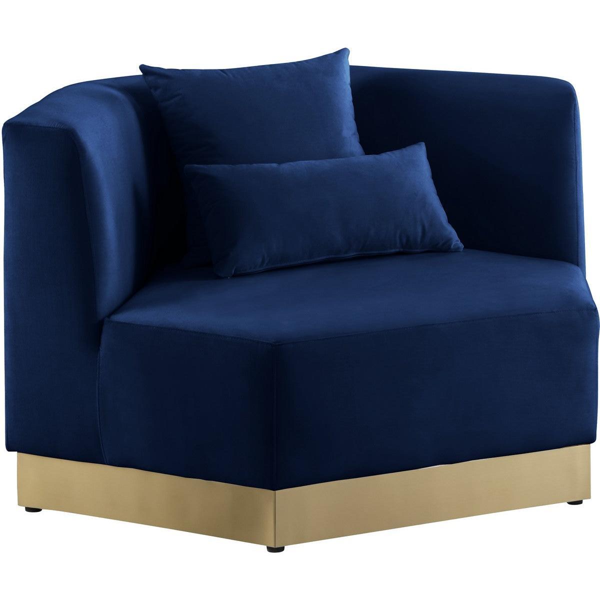 Meridian Furniture Marquis Navy Velvet ChairMeridian Furniture - Chair - Minimal And Modern - 1