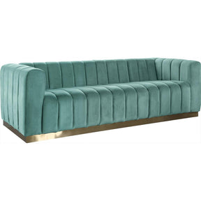 Meridian Furniture Marlon Mint Velvet SofaMeridian Furniture - Sofa - Minimal And Modern - 1