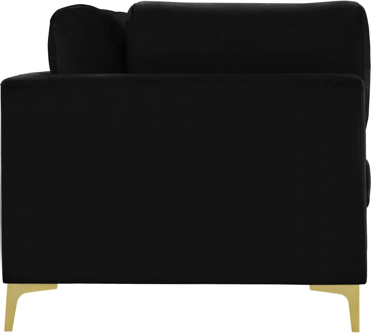 Meridian Furniture Julia Black Velvet Modular Sofa