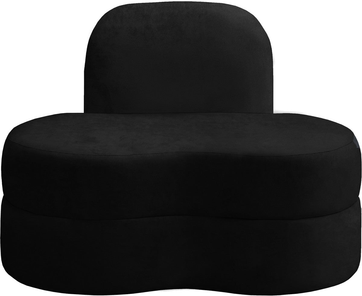 Meridian Furniture Mitzy Black Velvet Chair