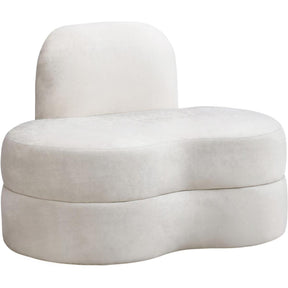 Meridian Furniture Mitzy Cream Velvet ChairMeridian Furniture - Chair - Minimal And Modern - 1