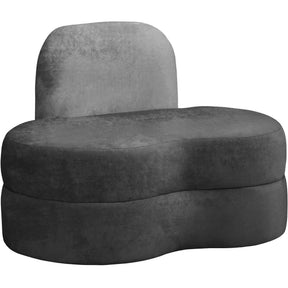 Meridian Furniture Mitzy Grey Velvet ChairMeridian Furniture - Chair - Minimal And Modern - 1
