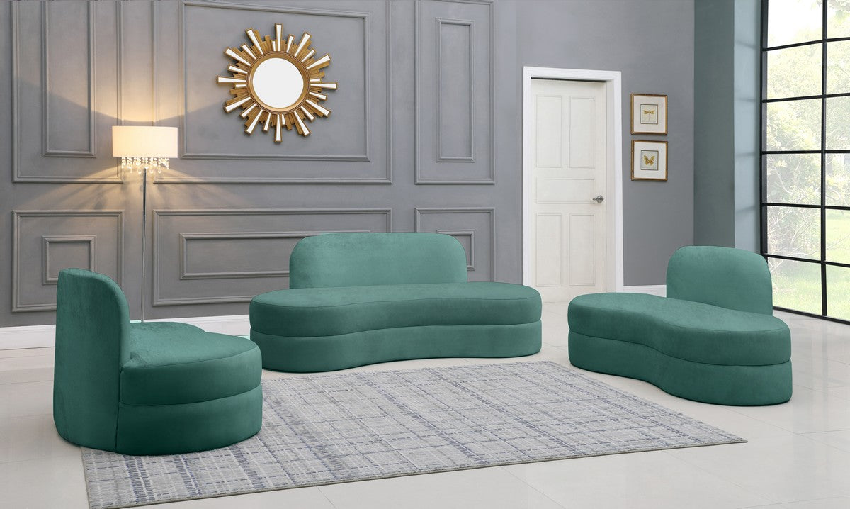 Meridian Furniture Mitzy Mint Velvet Sofa
