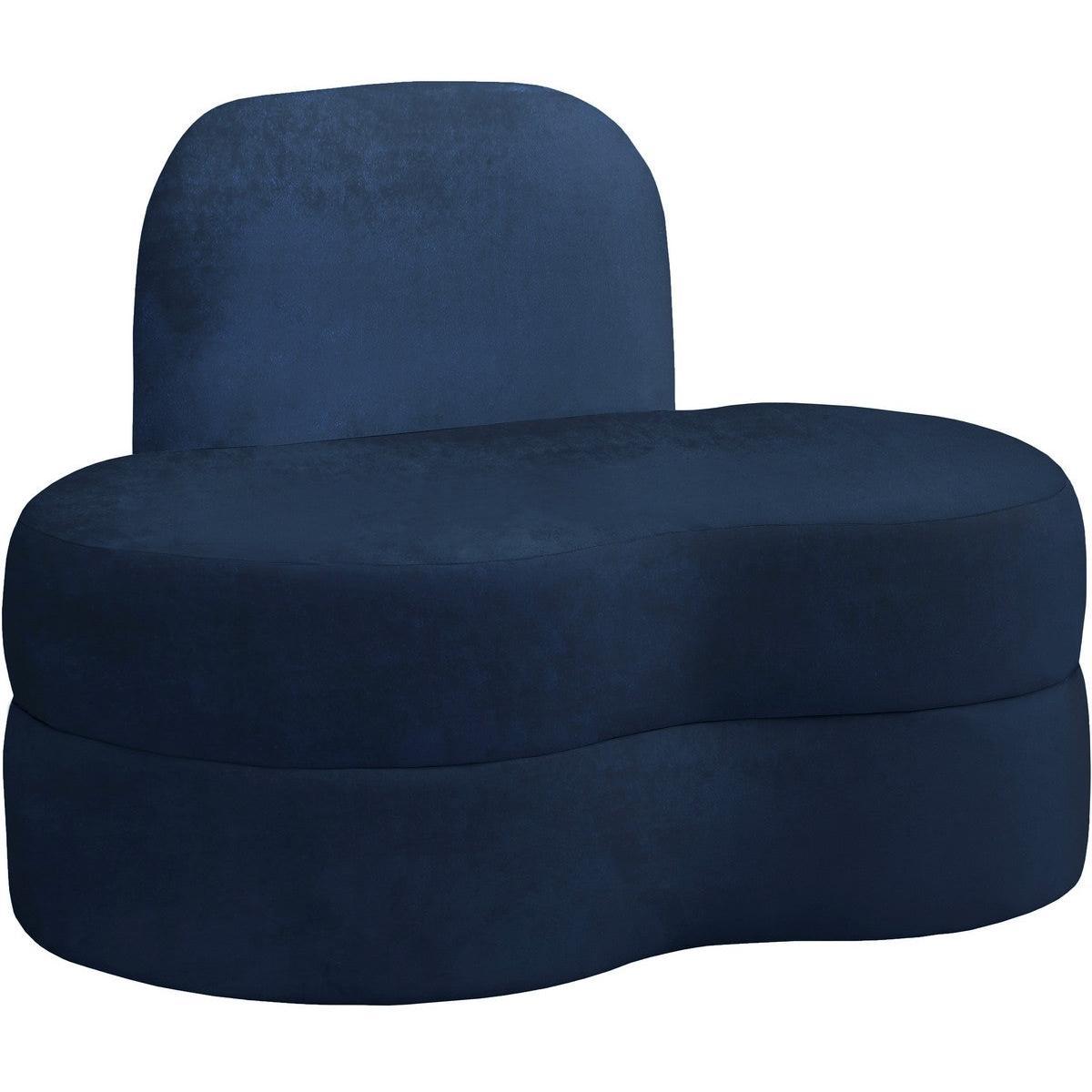 Meridian Furniture Mitzy Navy Velvet ChairMeridian Furniture - Chair - Minimal And Modern - 1