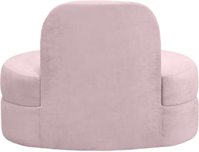 Meridian Furniture Mitzy Pink Velvet Chair