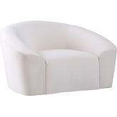 Meridian Furniture Riley Cream Velvet ChairMeridian Furniture - Chair - Minimal And Modern - 1