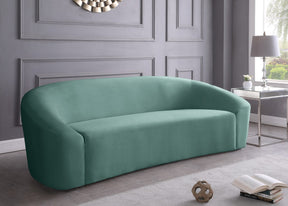 Meridian Furniture Riley Mint Velvet Sofa