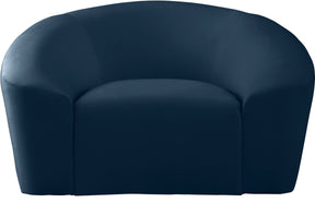 Meridian Furniture Riley Navy Velvet Chair