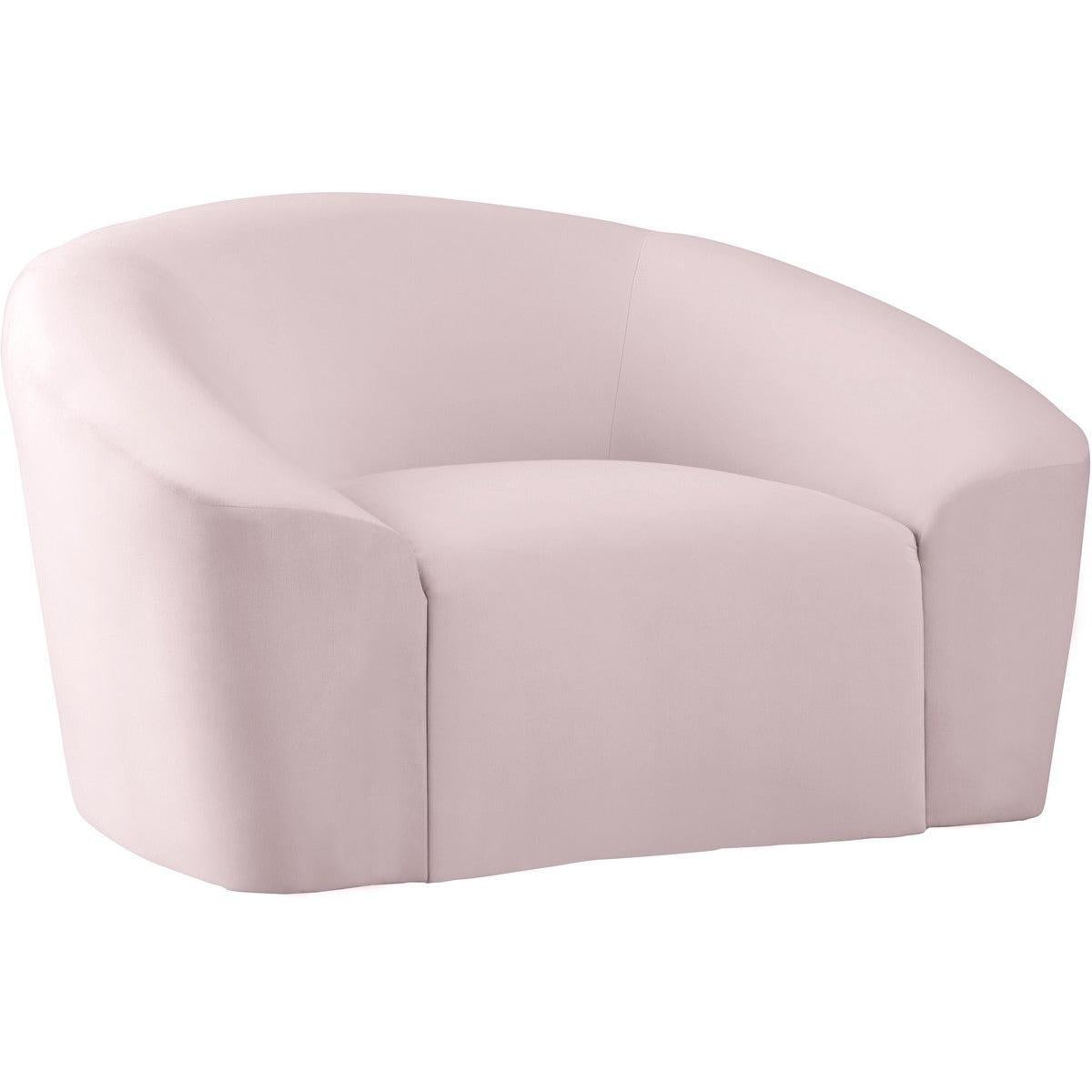 Meridian Furniture Riley Pink Velvet ChairMeridian Furniture - Chair - Minimal And Modern - 1