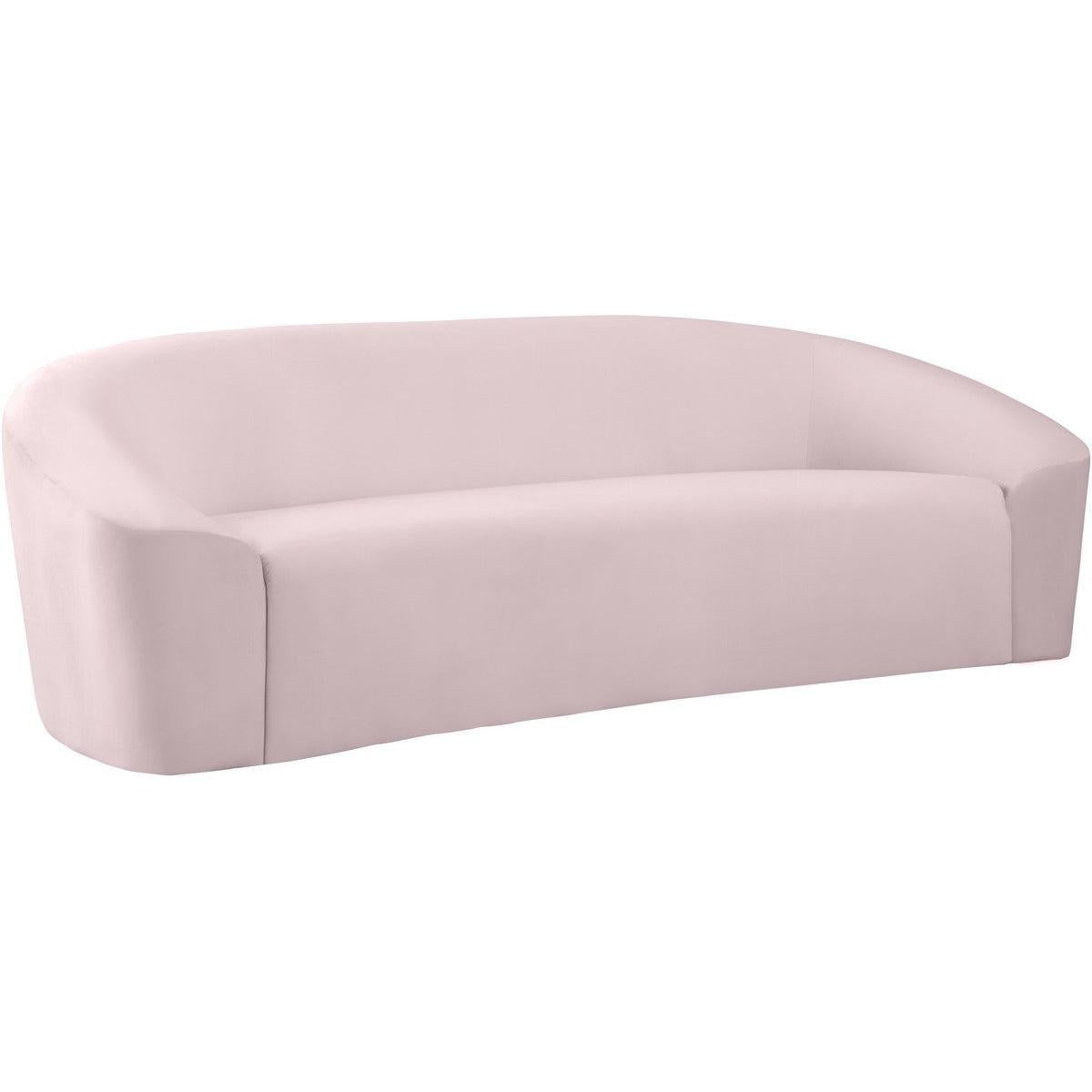 Meridian Furniture Riley Pink Velvet SofaMeridian Furniture - Sofa - Minimal And Modern - 1