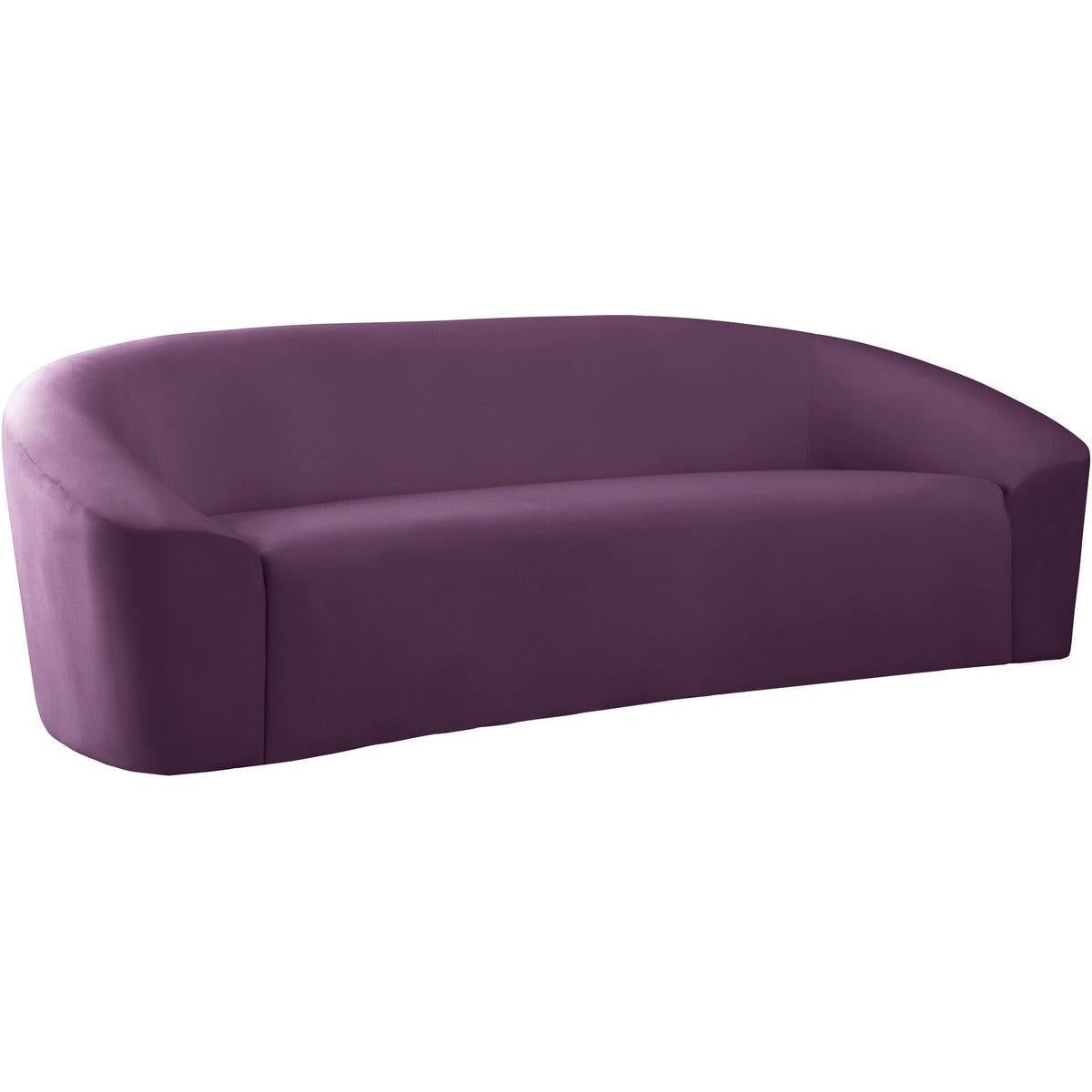 Meridian Furniture Riley Purple Velvet SofaMeridian Furniture - Sofa - Minimal And Modern - 1