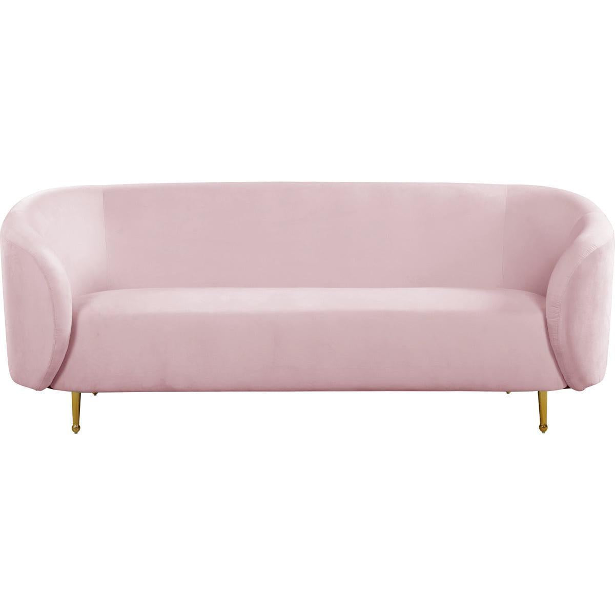Meridian Furniture Lavilla Pink Velvet SofaMeridian Furniture - Sofa - Minimal And Modern - 1