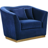 Meridian Furniture Arabella Navy Velvet ChairMeridian Furniture - Chair - Minimal And Modern - 1