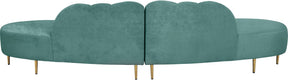 Meridian Furniture Divine Mint Velvet 2pc. Sectional