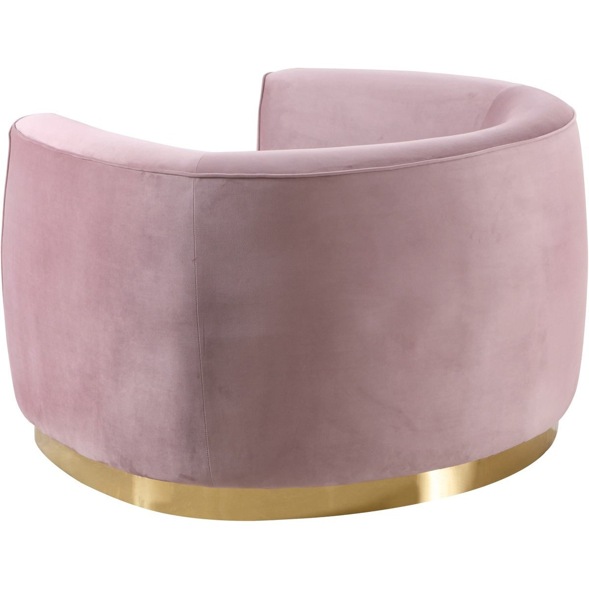 Meridian Furniture Julian Pink Velvet Chair-Minimal & Modern