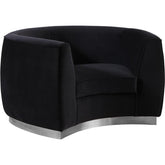 Meridian Furniture Julian Black Velvet ChairMeridian Furniture - Chair - Minimal And Modern - 1