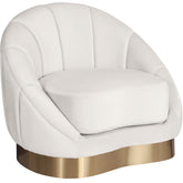 Meridian Furniture Shelly Cream Velvet ChairMeridian Furniture - Chair - Minimal And Modern - 1