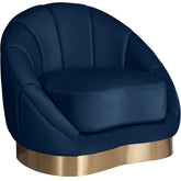 Meridian Furniture Shelly Navy Velvet ChairMeridian Furniture - Chair - Minimal And Modern - 1