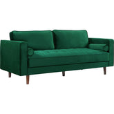 Meridian Furniture Emily Green Velvet SofaMeridian Furniture - Sofa - Minimal And Modern - 1