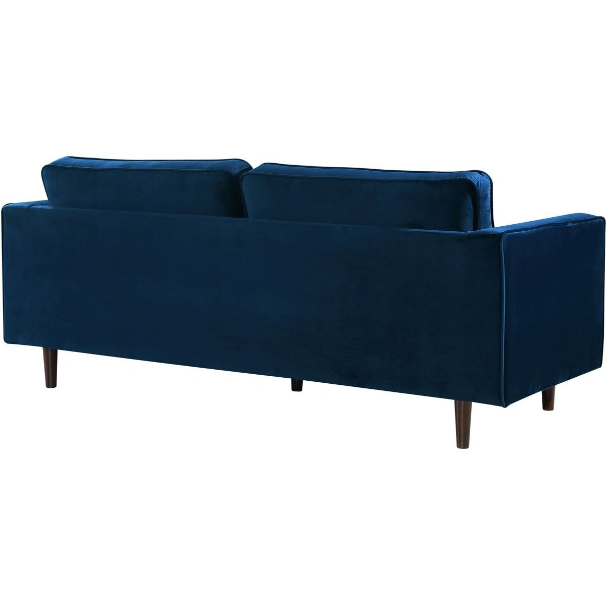 Meridian Furniture Emily Navy Velvet Sofa-Minimal & Modern