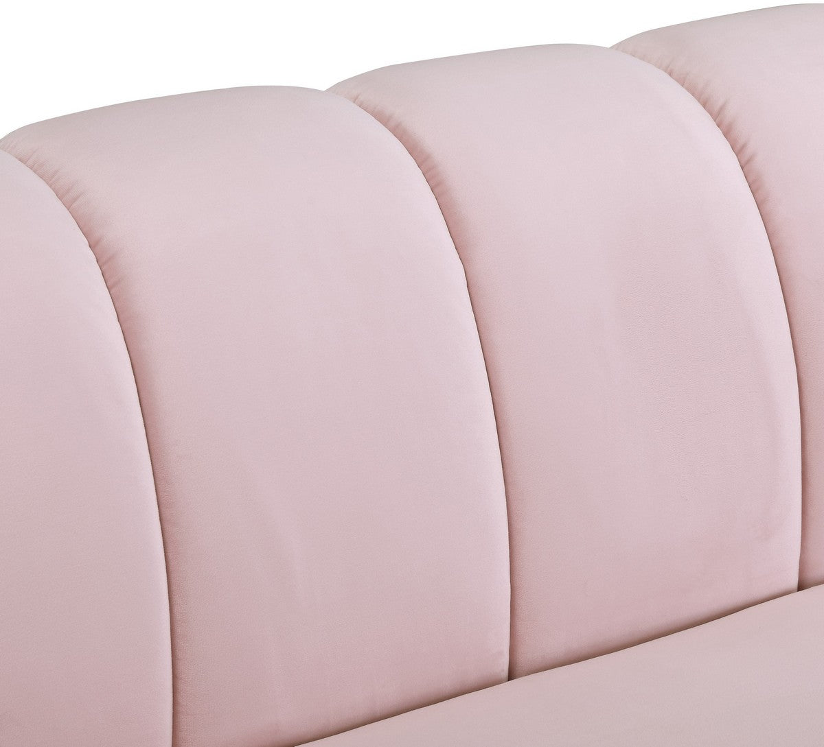 Meridian Furniture Beaumont Pink Velvet Chair