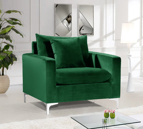 Meridian Furniture Naomi Green Velvet Chair