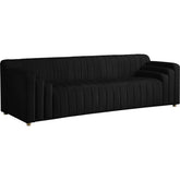 Meridian Furniture Naya Black Velvet SofaMeridian Furniture - Sofa - Minimal And Modern - 1