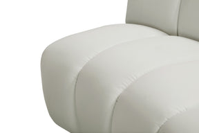 Meridian Furniture Infinity Cream Velvet 2pc. Modular Sectional