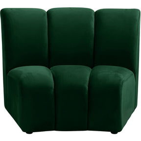 Meridian Furniture Infinity Green Velvet Modular ChairMeridian Furniture - Modular Chair - Minimal And Modern - 1