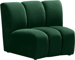 Meridian Furniture Infinity Green Velvet Modular Chair