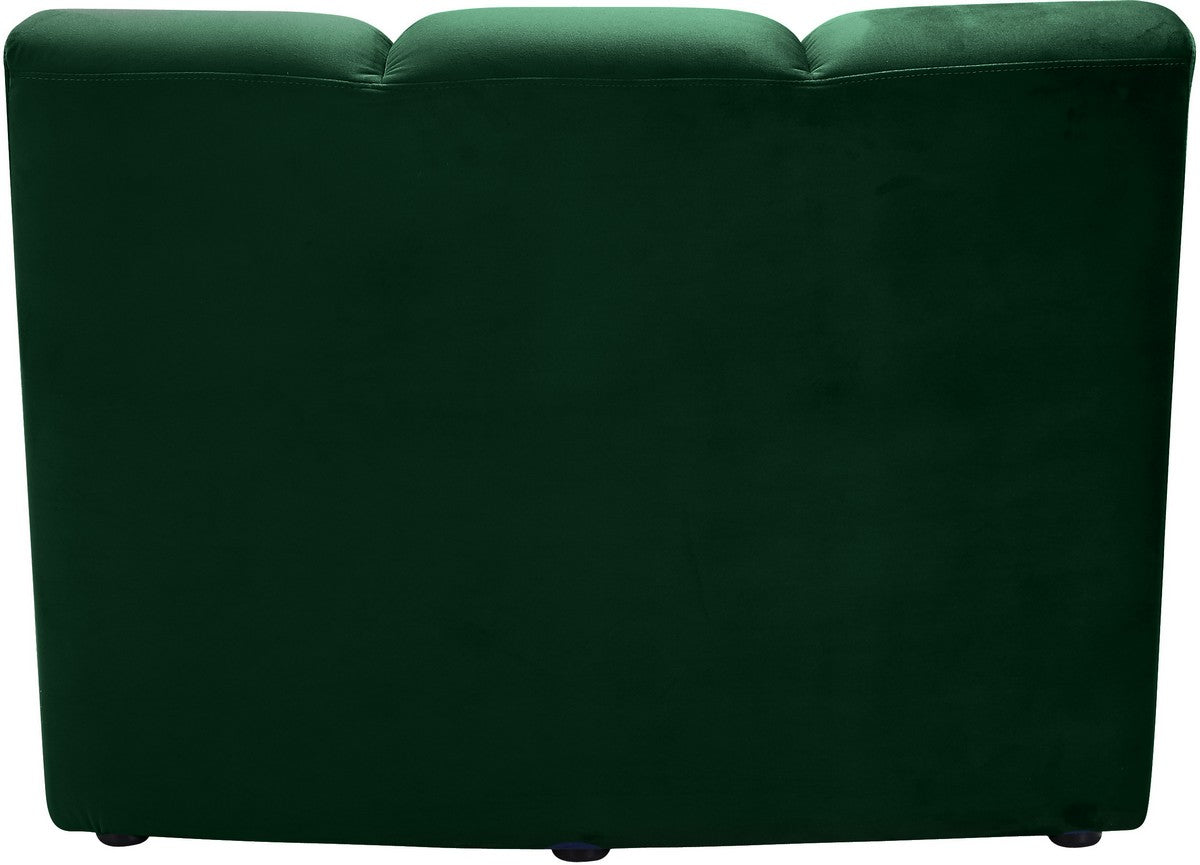 Meridian Furniture Infinity Green Velvet Modular Chair