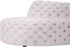 Meridian Furniture Royal Cream Velvet 2pc. Sectional