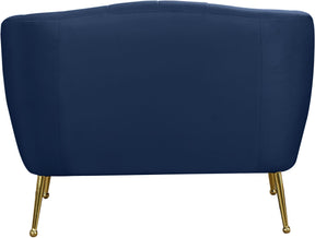 Meridian Furniture Tori Navy Velvet Chair