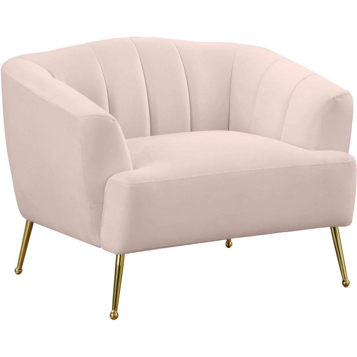 Meridian Furniture Tori Pink Velvet ChairMeridian Furniture - Chair - Minimal And Modern - 1