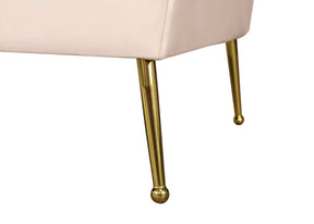 Meridian Furniture Hermosa Pink Velvet Chair