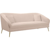 Meridian Furniture Hermosa Pink Velvet SofaMeridian Furniture - Sofa - Minimal And Modern - 1
