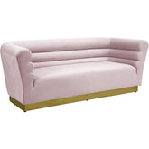 Meridian Furniture Bellini Pink Velvet SofaMeridian Furniture - Sofa - Minimal And Modern - 1