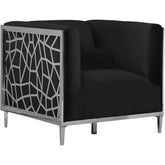 Meridian Furniture Opal Black Velvet ChairMeridian Furniture - Chair - Minimal And Modern - 1