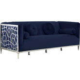 Meridian Furniture Opal Navy Velvet SofaMeridian Furniture - Sofa - Minimal And Modern - 1