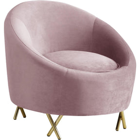 Meridian Furniture Serpentine Pink Velvet ChairMeridian Furniture - Chair - Minimal And Modern - 1
