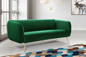 Meridian Furniture Harlow Green Velvet Sofa