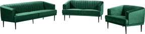 Meridian Furniture Rory Green Velvet Chair