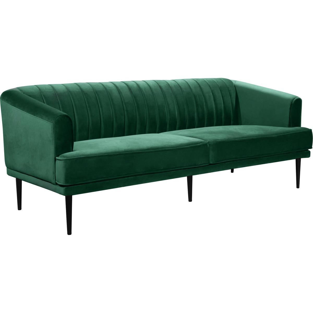 Meridian Furniture Rory Green Velvet SofaMeridian Furniture - Sofa - Minimal And Modern - 1