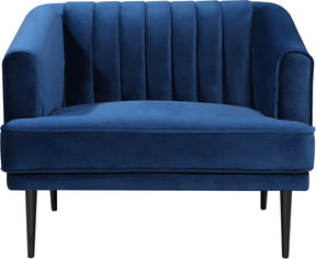 Meridian Furniture Rory Navy Velvet Chair